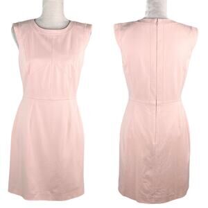 Gianni Bini Dress 6 Pink Cap Sleeves Sheath Lined Back Zipper